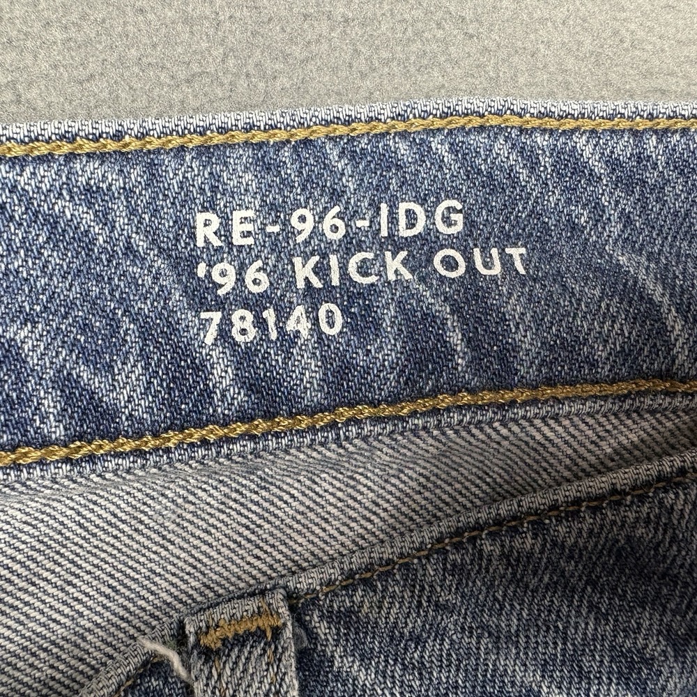 J. Crew Factory Mid Blue Wide-Leg Cropped Jeans - Picture 6 of 10